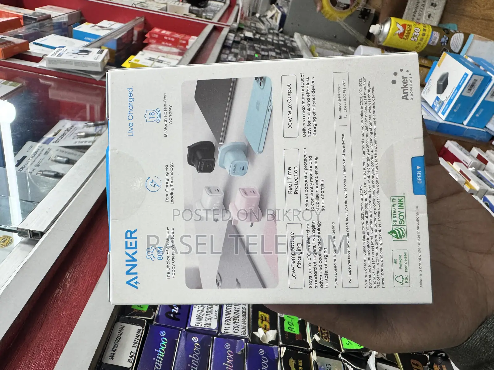 Anker Zolo 20w Type-C Fast Charger (100% Original Brand New)