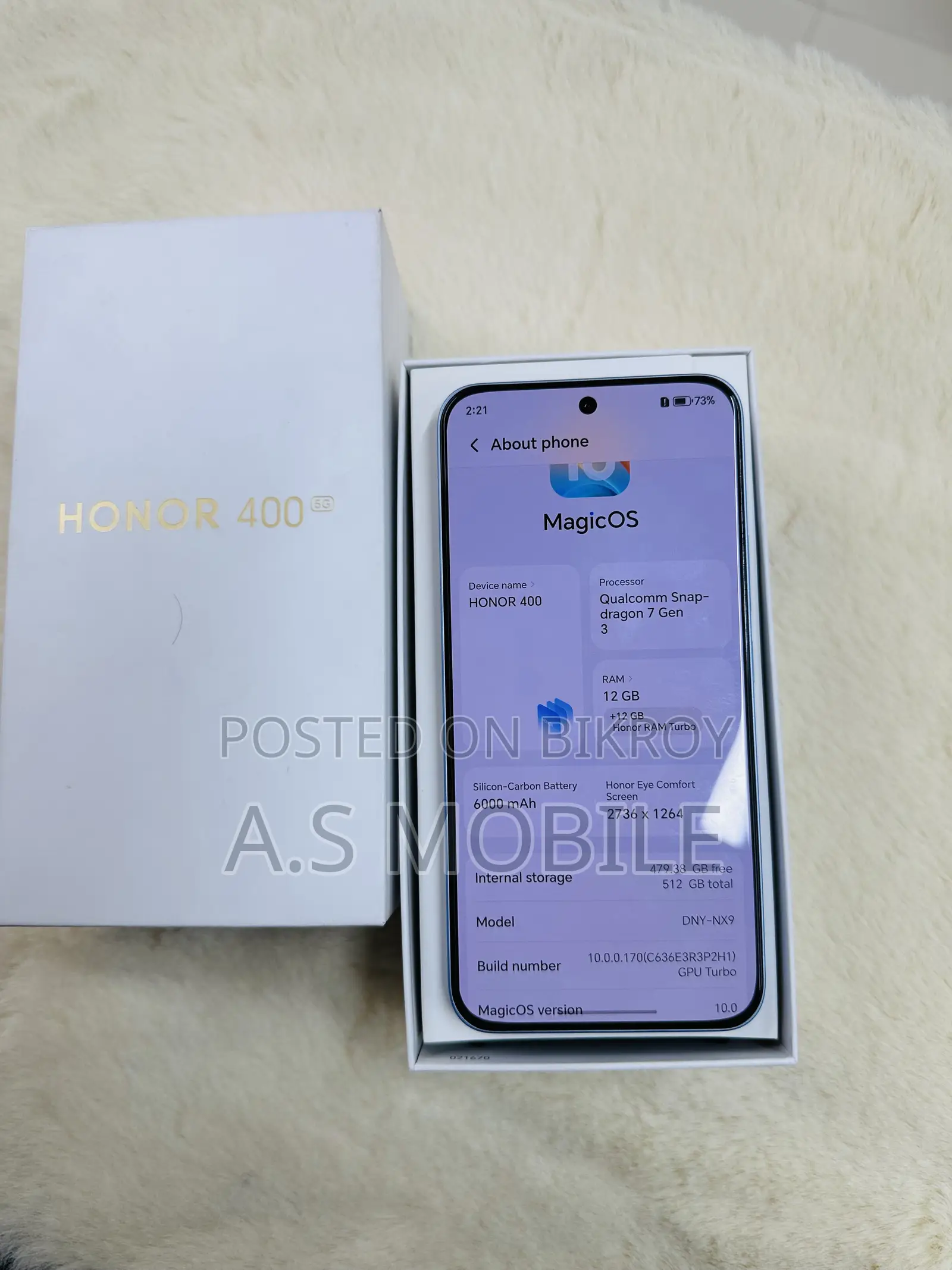 Honor 400 512 GB Blue