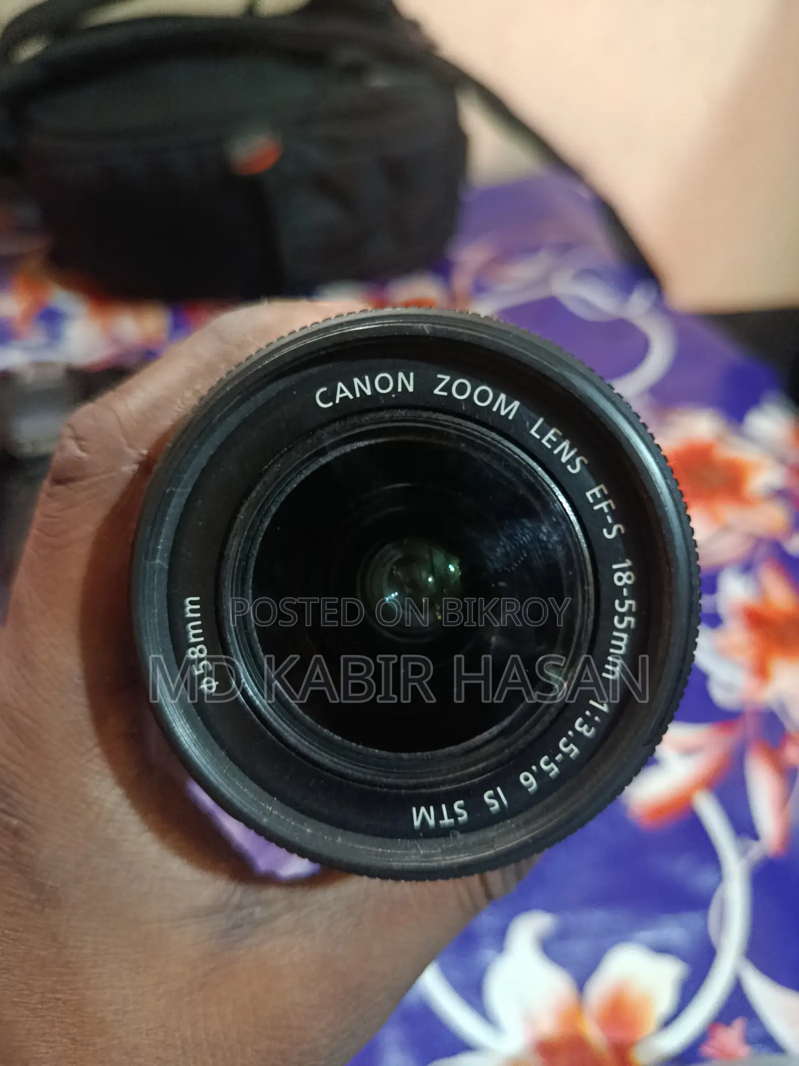 Canon Eos 550d, 18-55mm Kit, 55-250mm Zoom Lens.