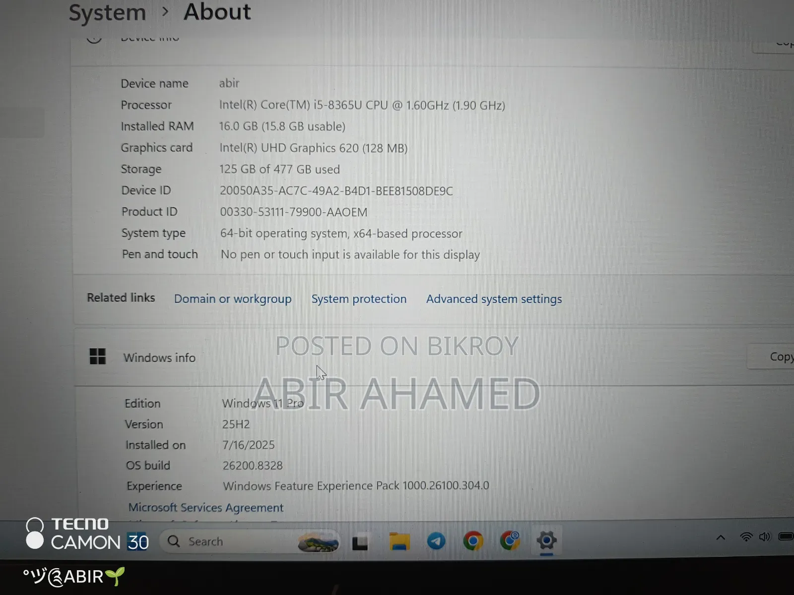 Laptop HP EliteBook 840 G6 16GB Intel Core I5 SSD 512GB
