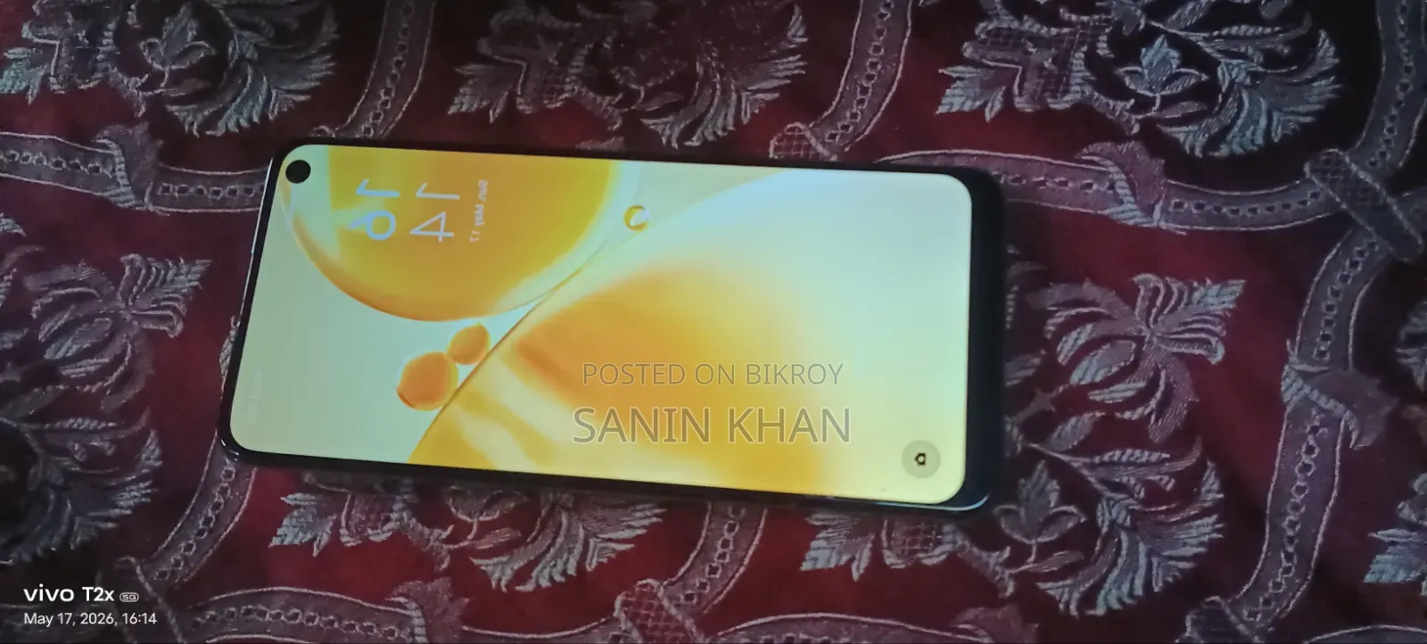 Oppo F19S 128 GB Yellow