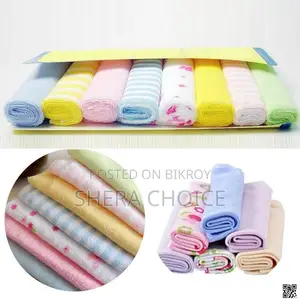 Newborn Baby Towel Set – 8 Pcs Soft Essential Baby Care Combo