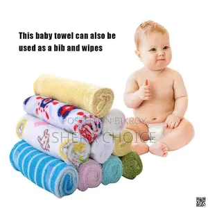 Newborn Baby Towel Set – 8 Pcs Soft Essential Baby Care Combo