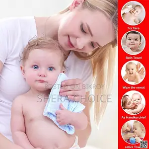 Newborn Baby Towel Set – 8 Pcs Soft Essential Baby Care Combo
