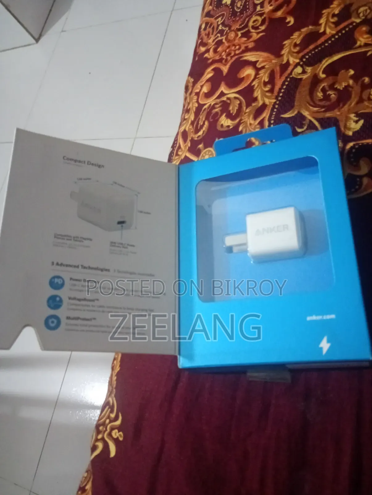Anker 18 Watt Adapter From Usa