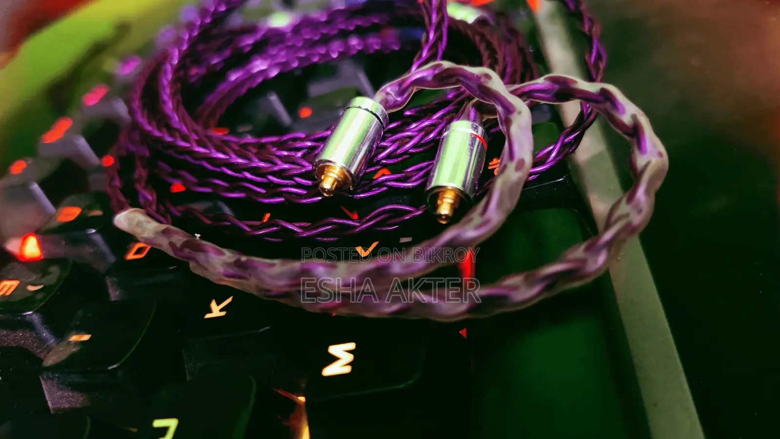 Nicehck Purple Se Furukawa MMCX Connector's 3.5mm Jack