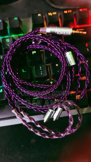 Nicehck Purple Se Furukawa MMCX Connector's 3.5mm Jack