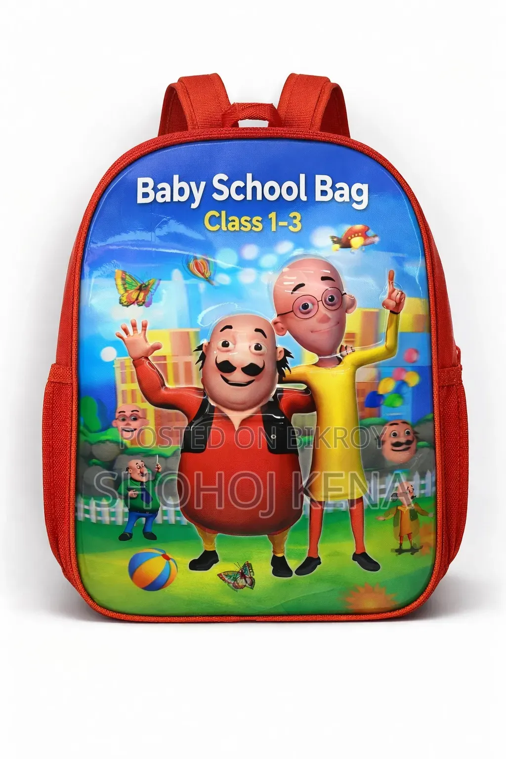 Motu Patlu School Bag 3D for Class 1-3
