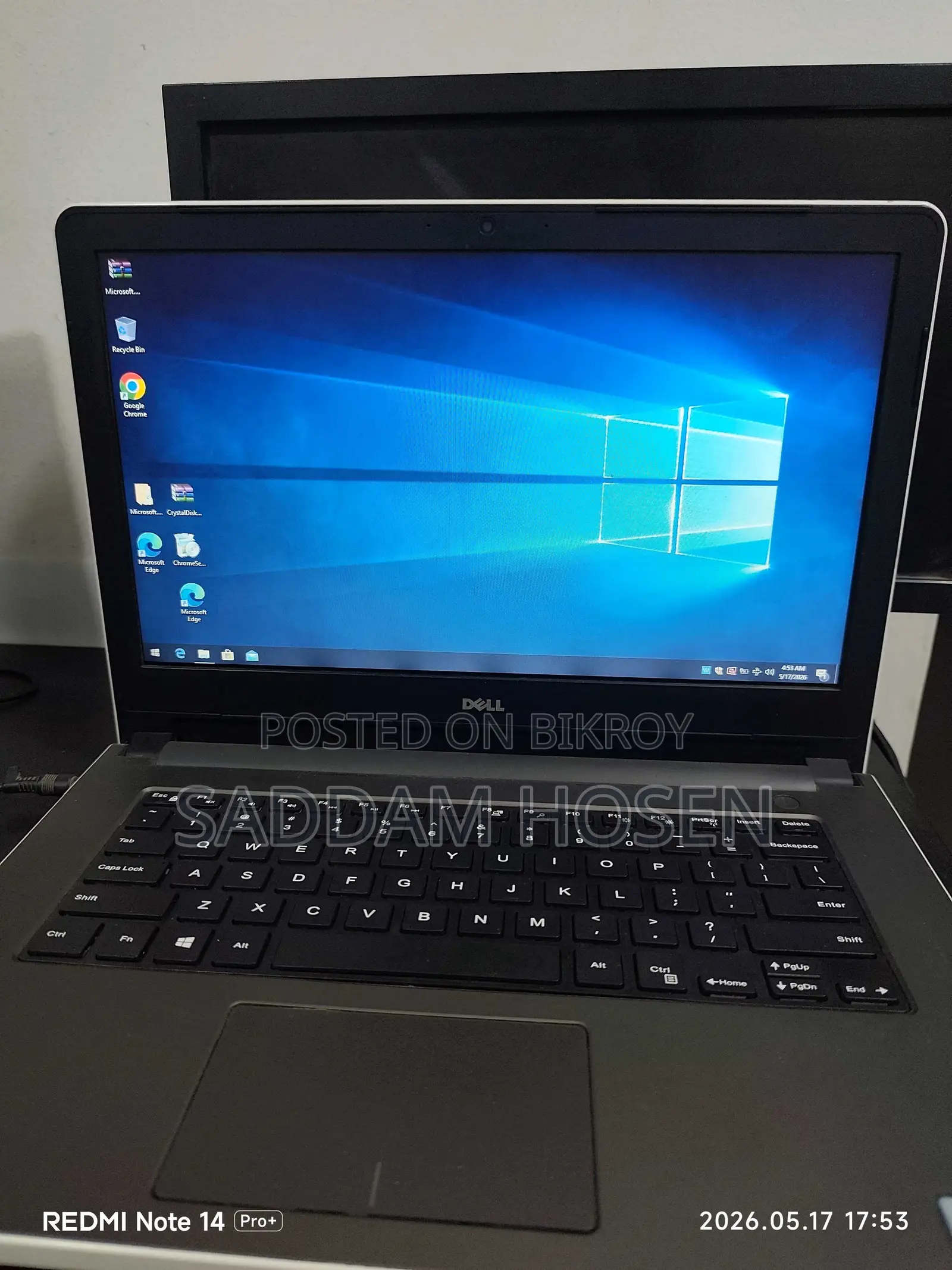 Laptop Dell Inspiron 14 8GB Intel Core I3 SSD 256GB