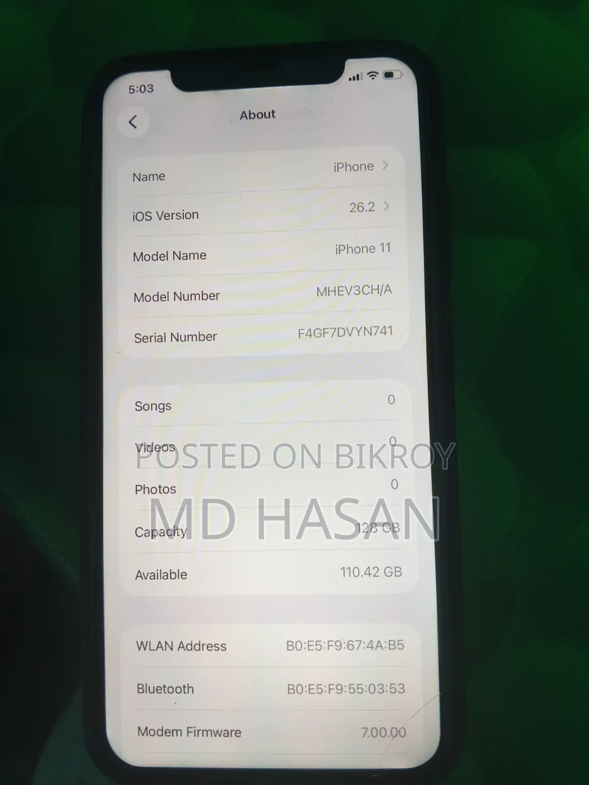 Apple iPhone 11 128 GB Black