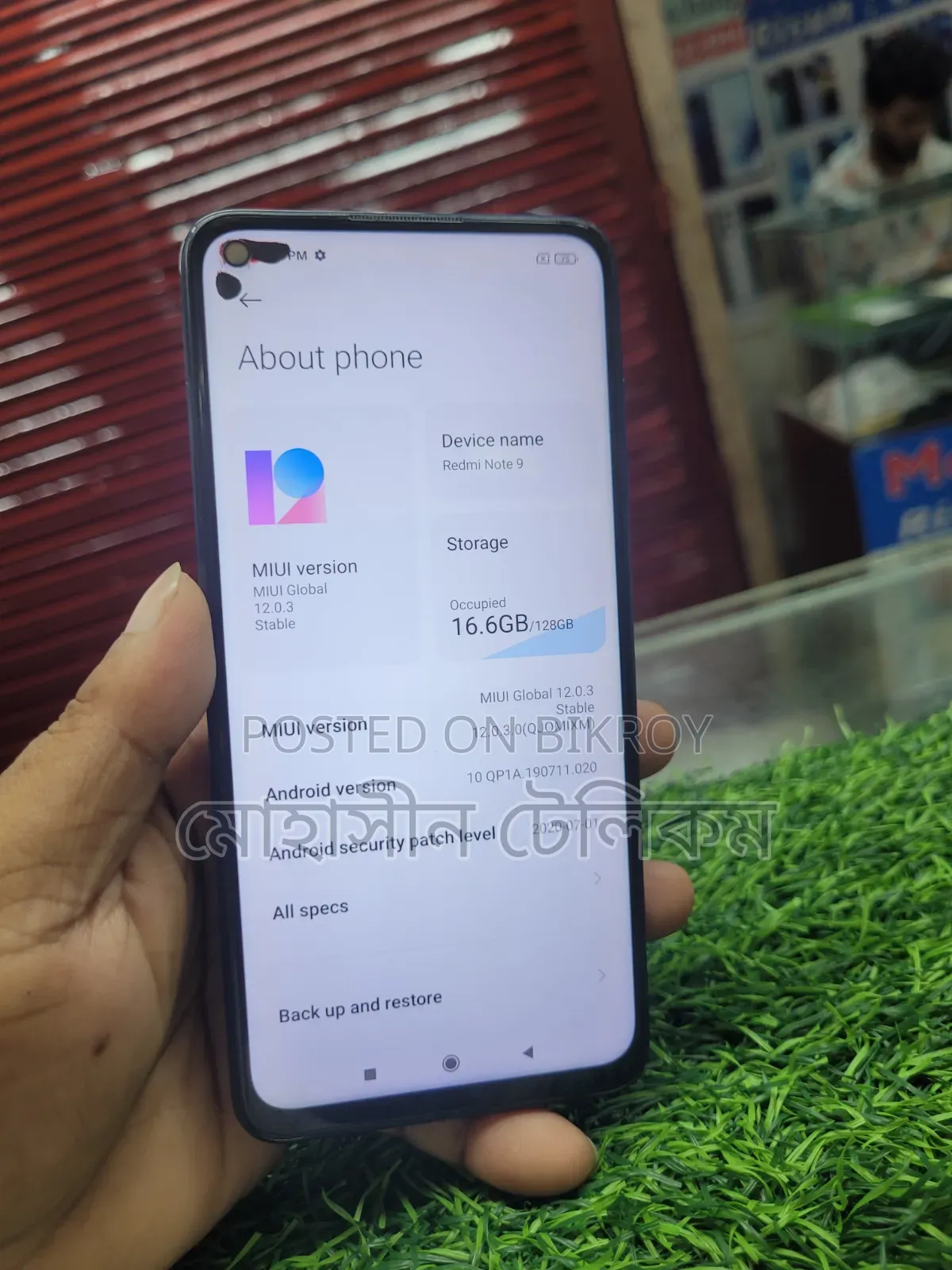 Xiaomi Redmi Note 9 128 GB Blue