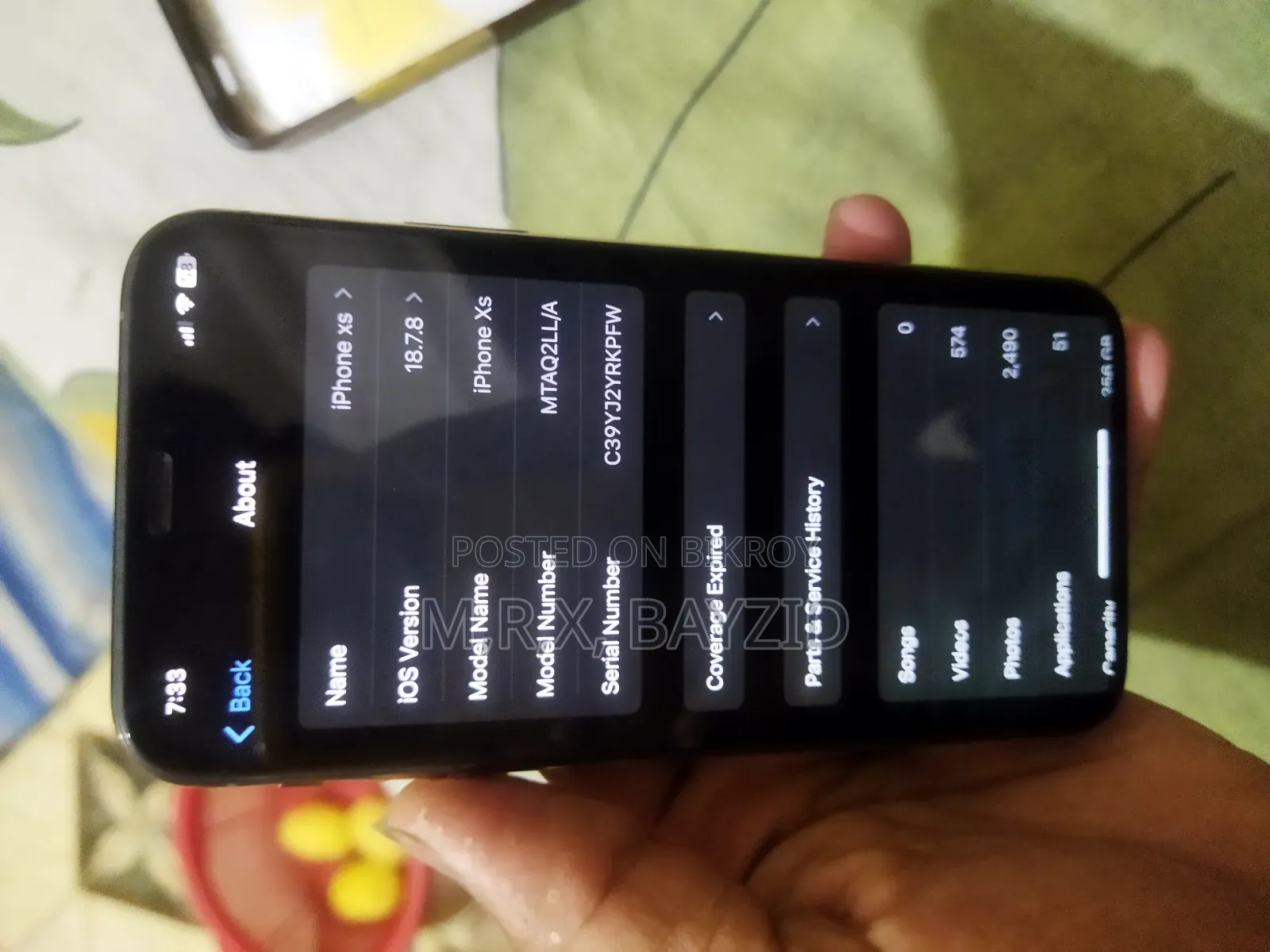 Apple iPhone XS 256 GB Gold