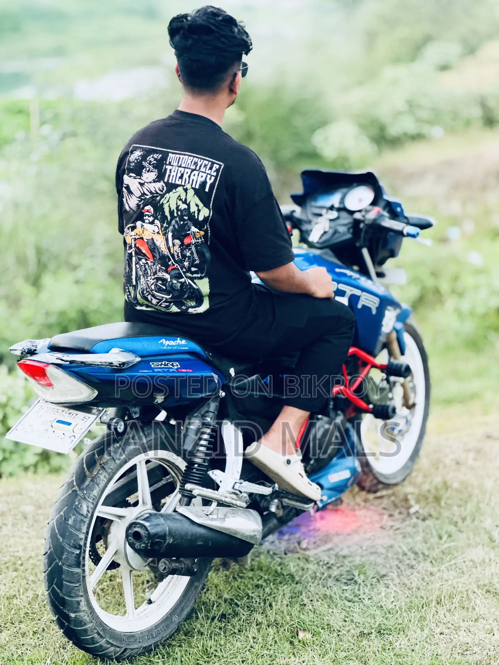 TVS Apache RTR 160 2V 2017 Blue