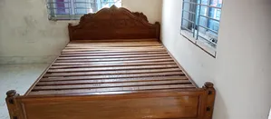 Solid Wood Double Bed for Sale