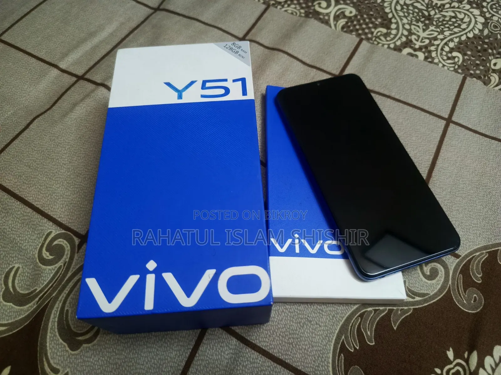 Vivo Y51 IN 128 GB Blue
