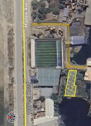 Commercial Land for Rent (Near Madani Avenue 100feet Road)