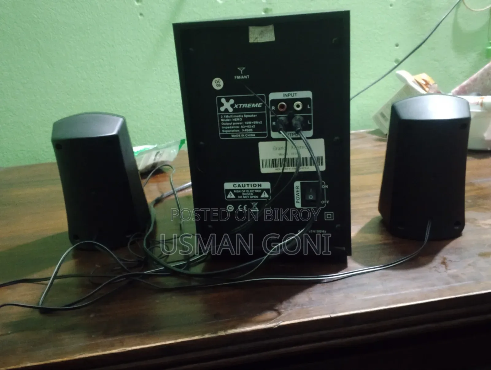 New Sound Box, used for only a few days