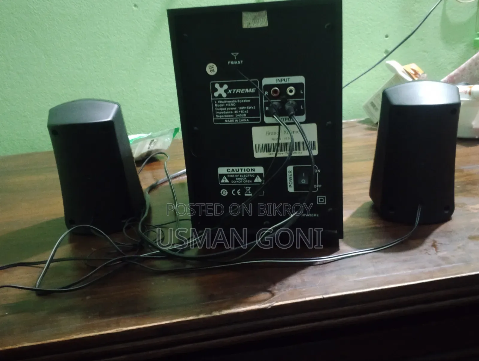 New Sound Box, used for only a few days