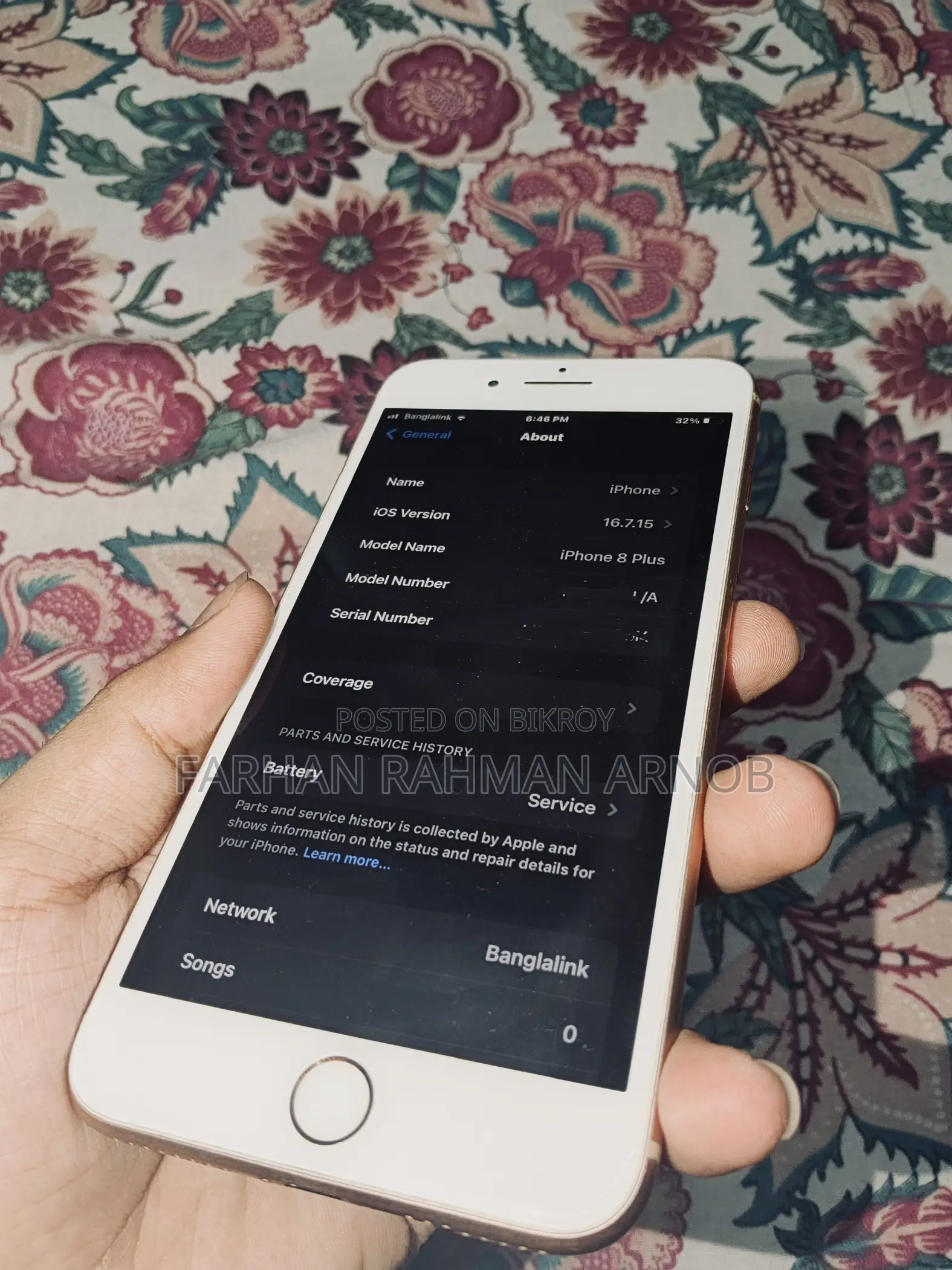 Apple iPhone 8 Plus 64 GB Rose Gold