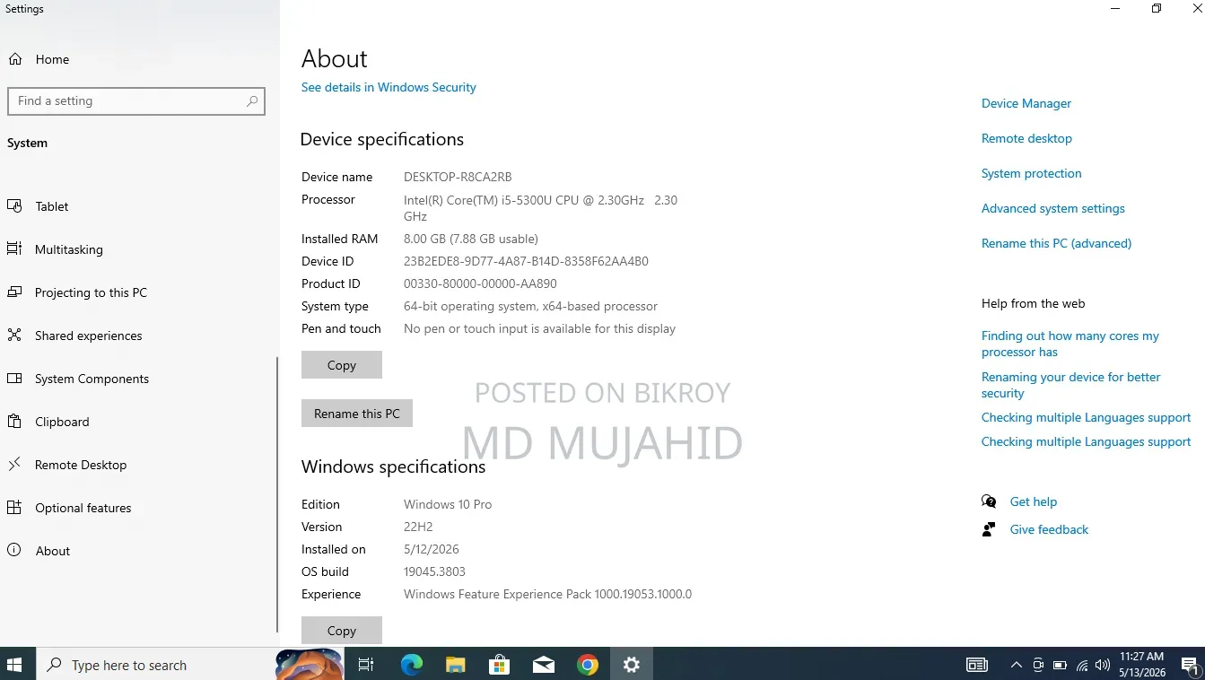 Laptop HP 14-Ep0063 8GB Intel Core I5 SSD 128GB