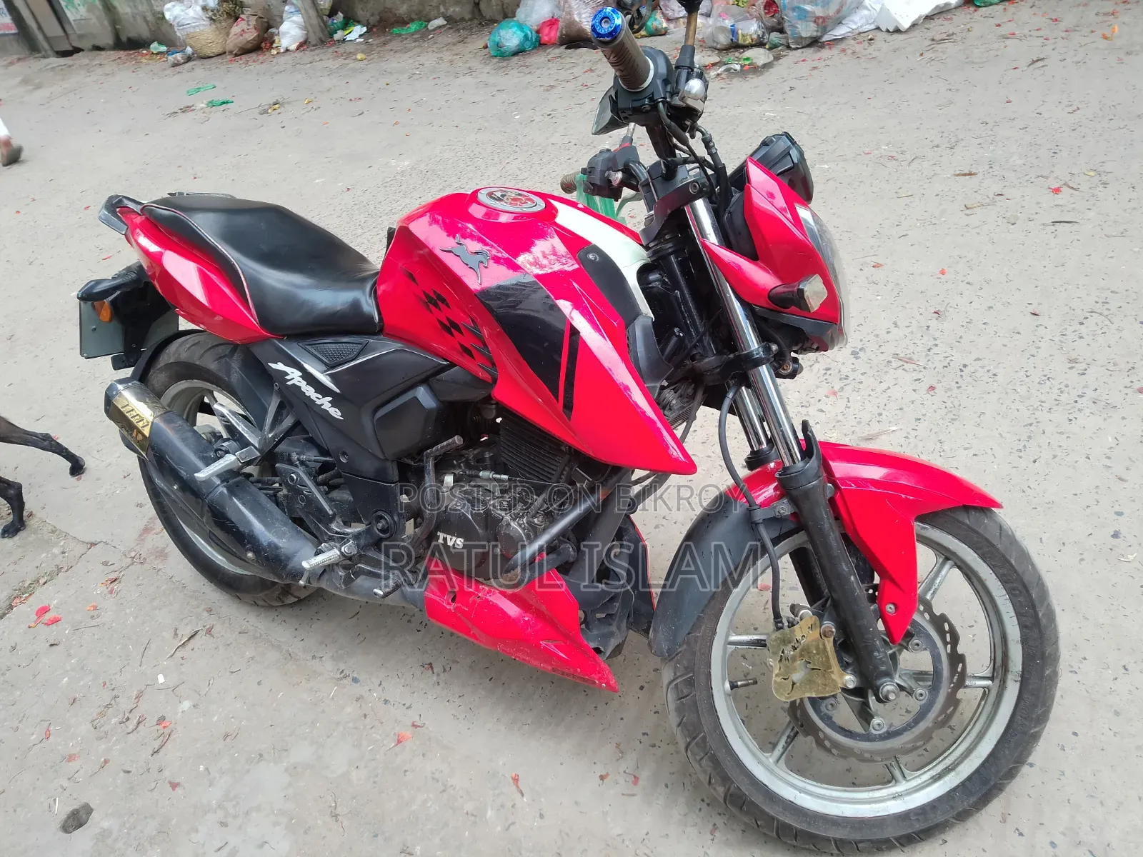 TVS Apache 160 4V 2020 Red
