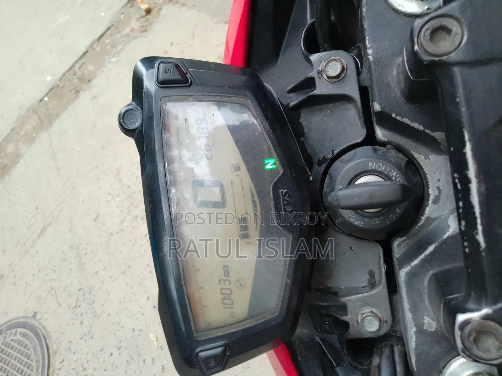 TVS Apache 160 4V 2020 Red
