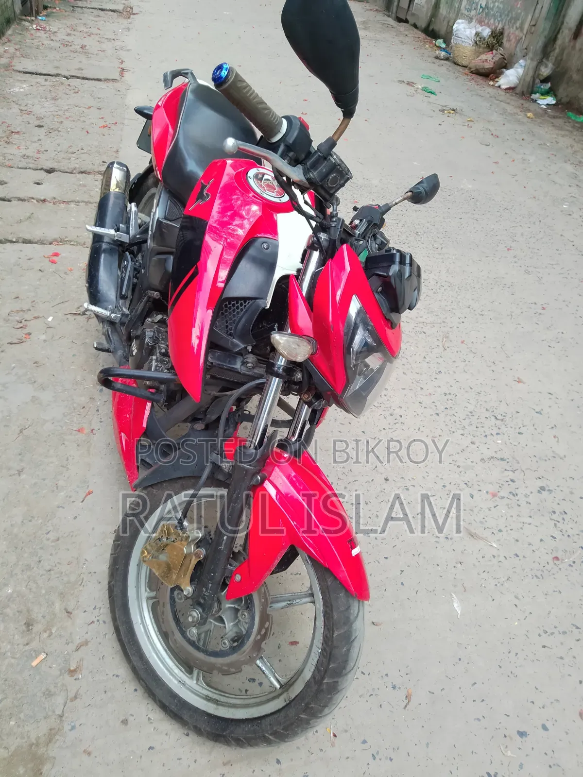 TVS Apache 160 4V 2020 Red