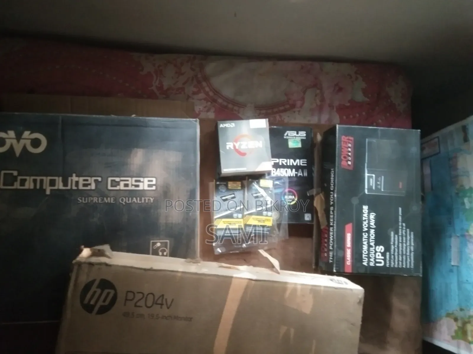Desktop Computer Asus 16GB AMD Ryzen 5 SSD 512GB