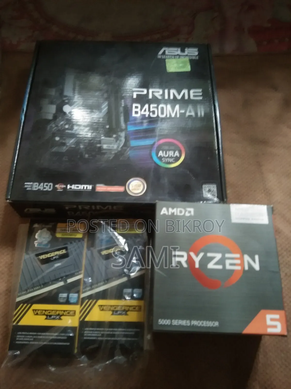 Desktop Computer Asus 16GB AMD Ryzen 5 SSD 512GB