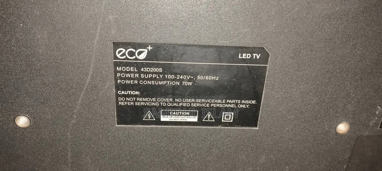 Eco+ 43" LED TV for Sale