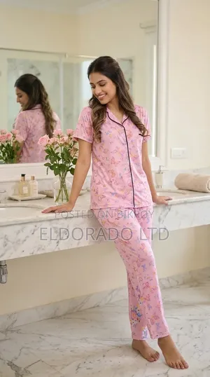 Women’s Printed T-Shirt Trouser Set | 8 Stylish Designs |