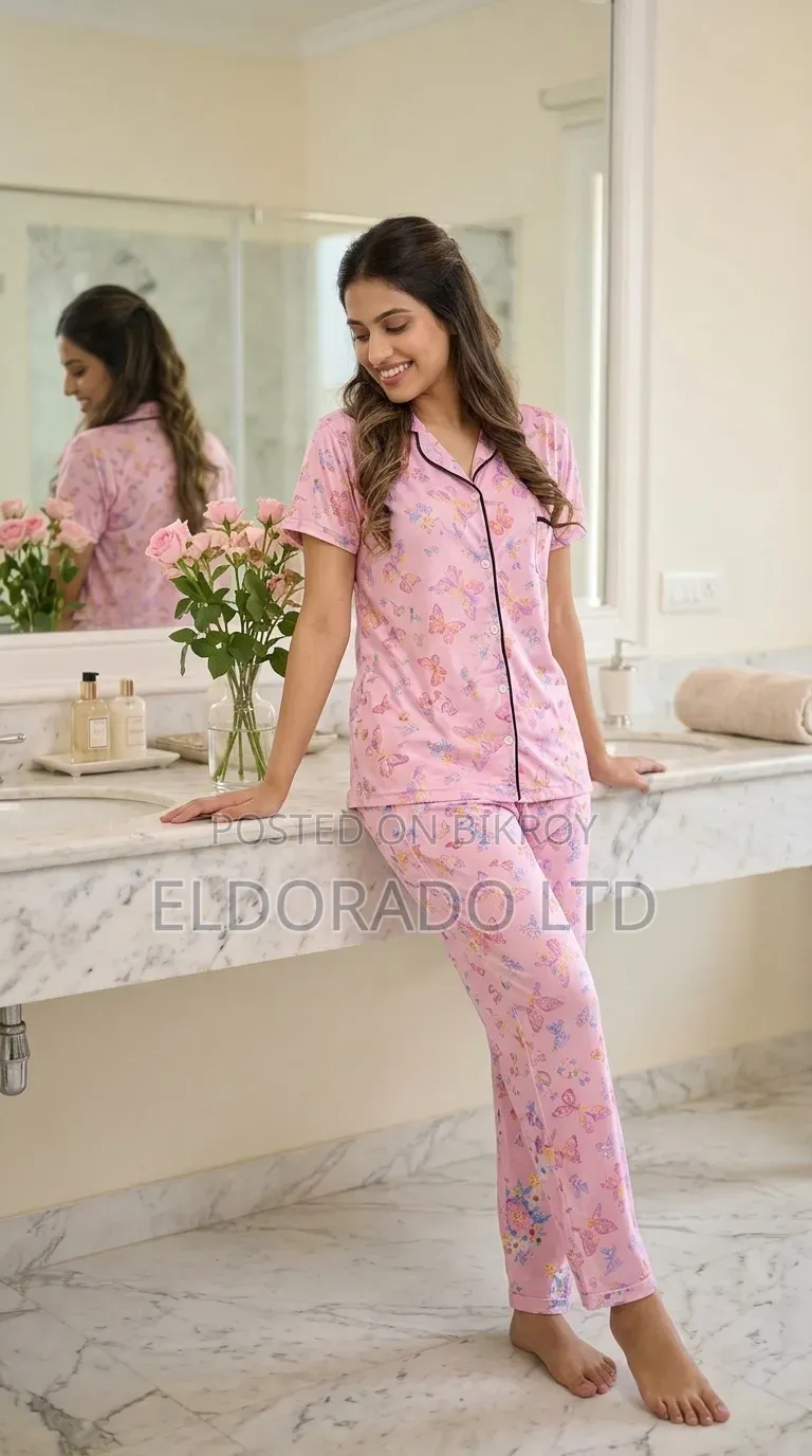 Women’s Printed T-Shirt Trouser Set | 8 Stylish Designs |
