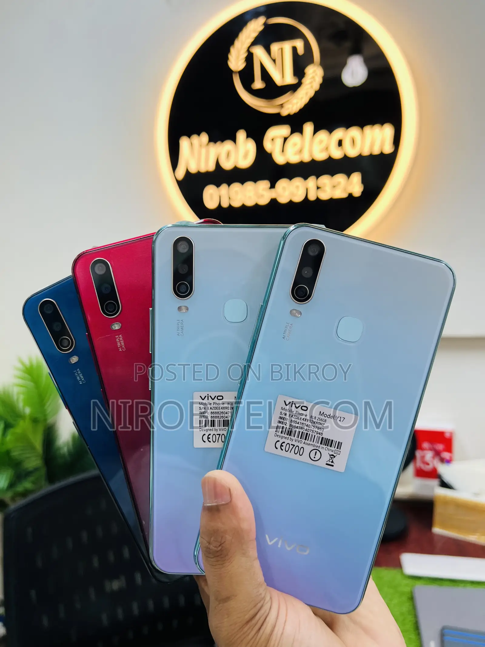 New Vivo Y17 256 GB White