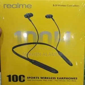 Realme ১০০ আওয়ার স্পোর্ট ওয়্যারলেস ইয়ারফোন ৫.৩