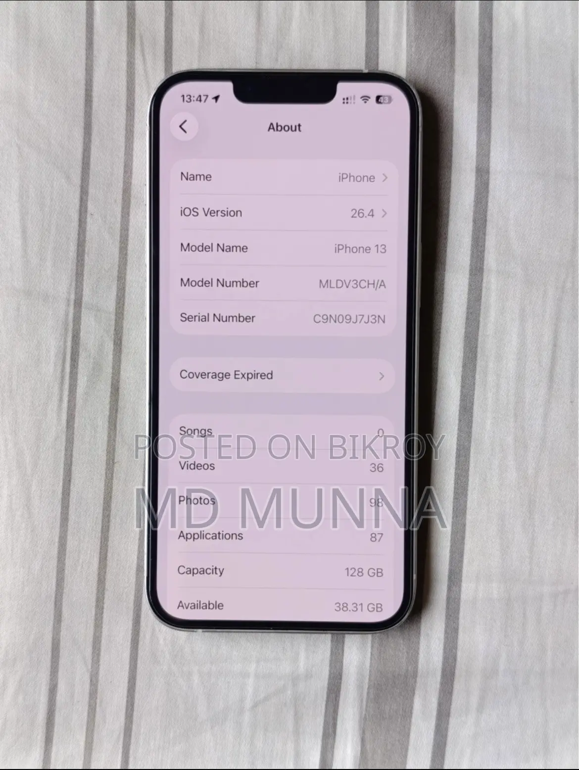 Apple iPhone 13 128 GB White