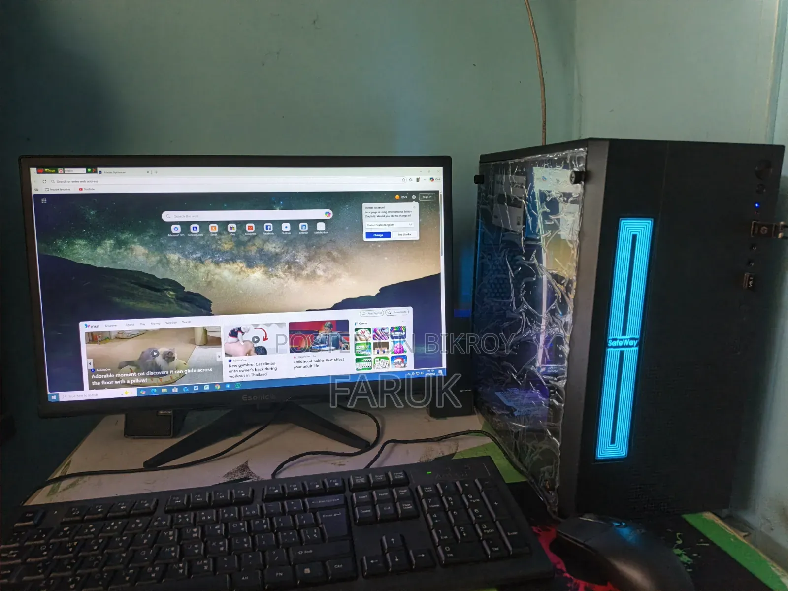 Desktop Computer 8GB Intel Core I5 HDD+SSD 512GB