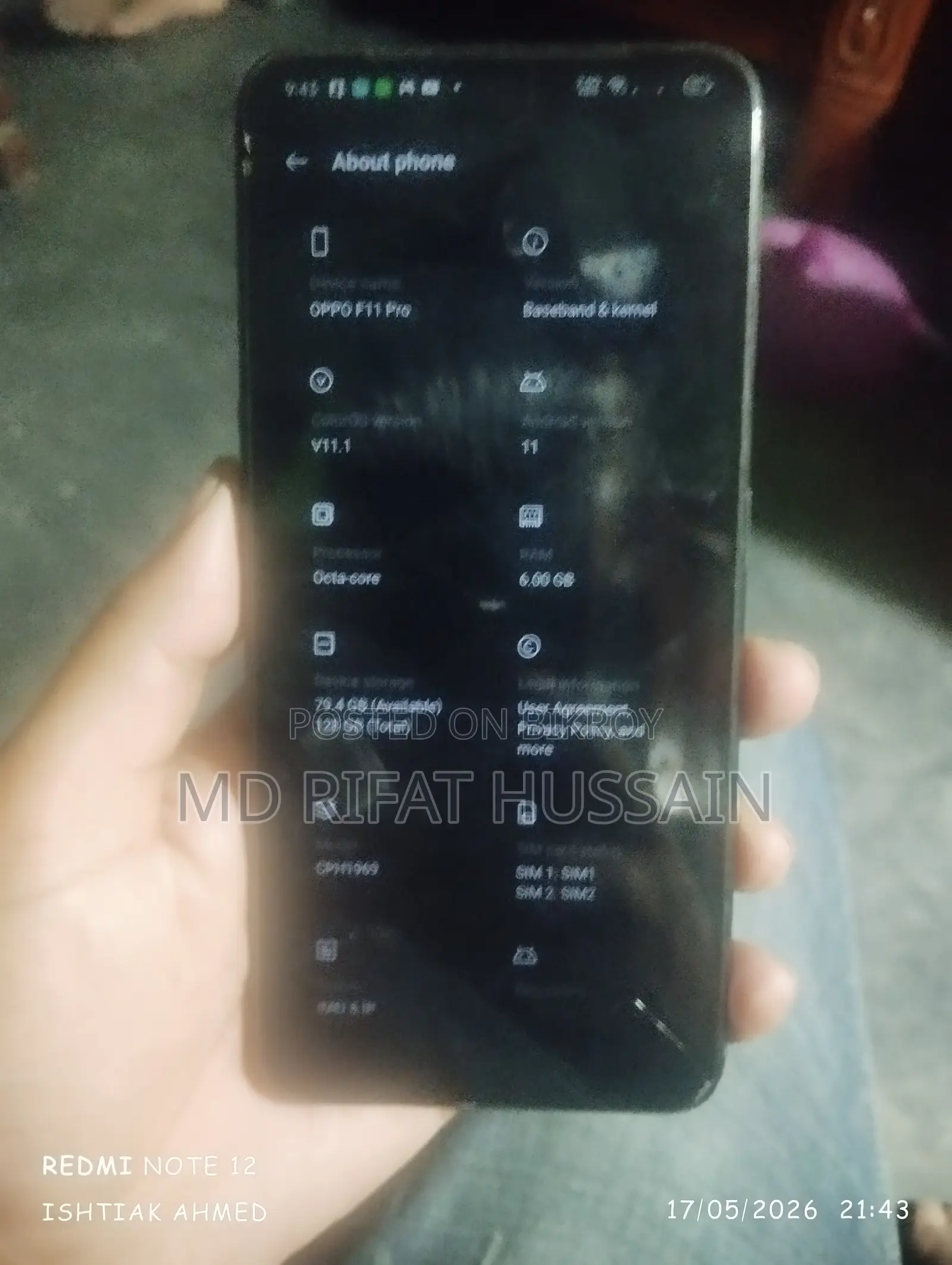 Oppo F11 Pro 128 GB Green