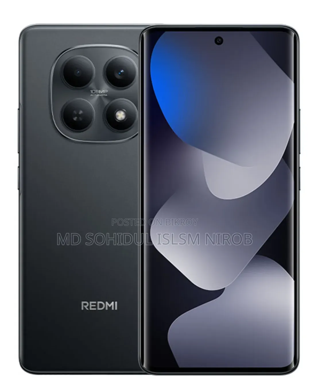 New Xiaomi Redmi Note 15 128 GB Black