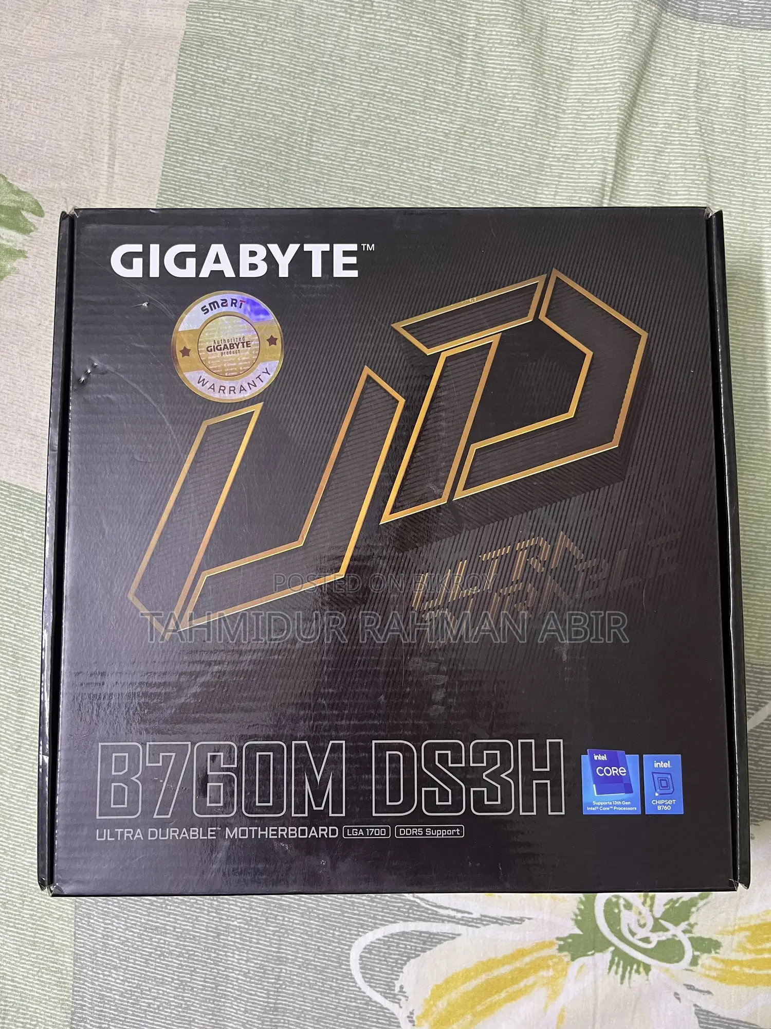 Gigabyte B760m Ds3h Ddr5 Motherboard + I5 13400f Processor+ Cooler