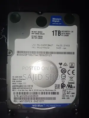 Western Digital 1tb Sata Hard Drive