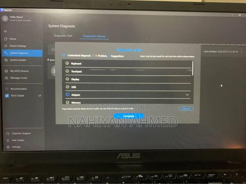 Laptop Asus VivoBook 15 X540NA 8GB Intel SSD 1T