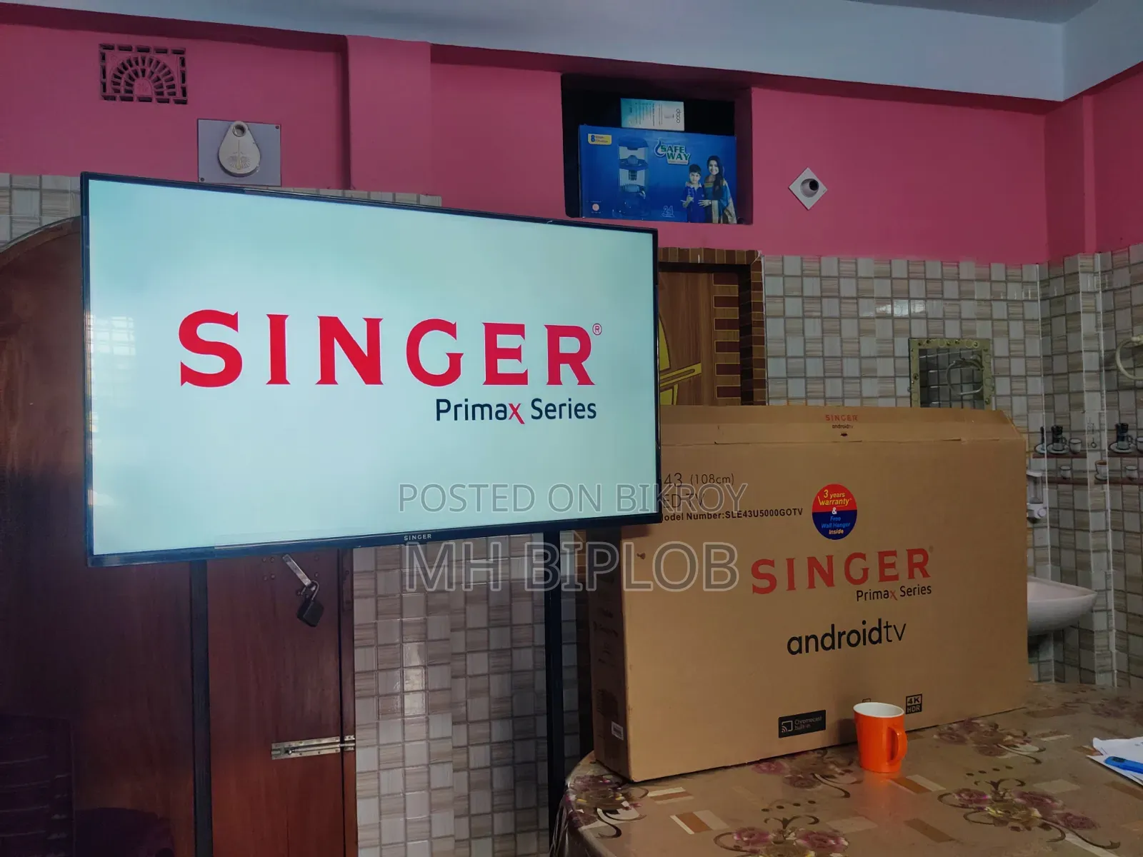Singer Full Fresh 43" TV For Sale!