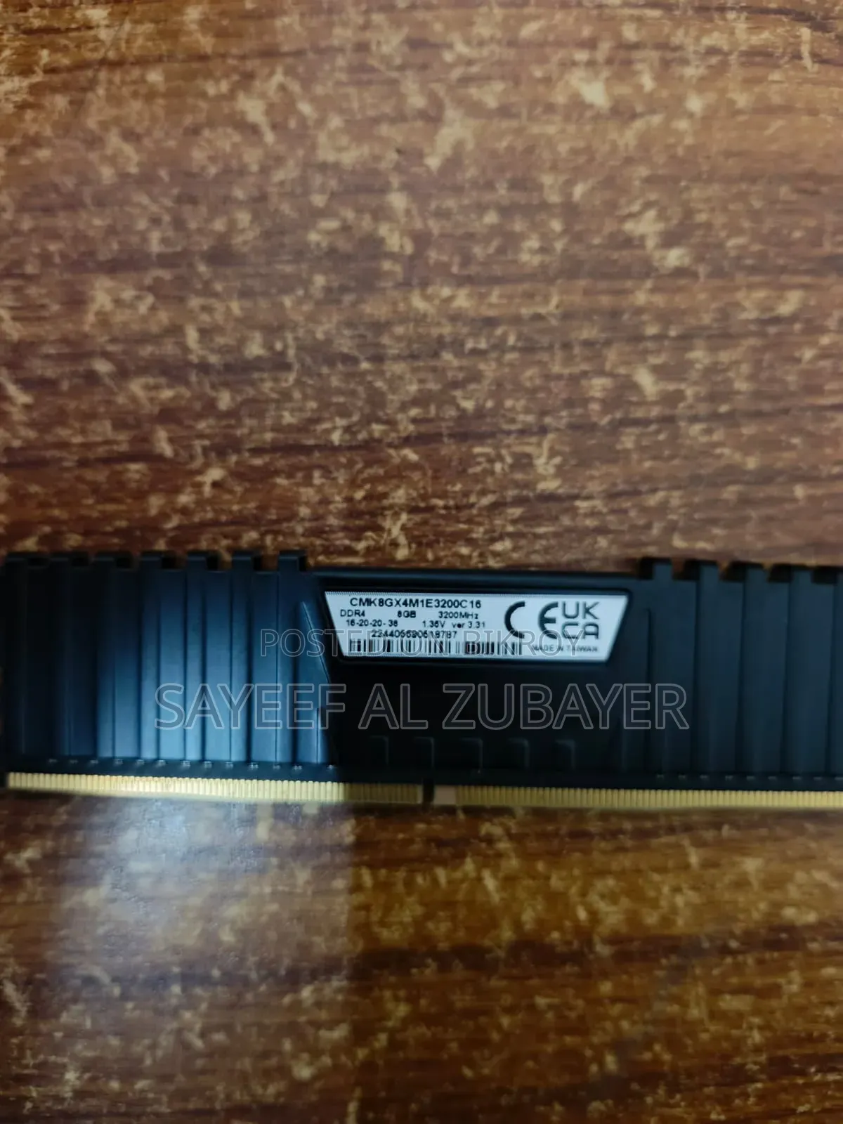 PC RAM for sale 8GB DDR4 3200MHz