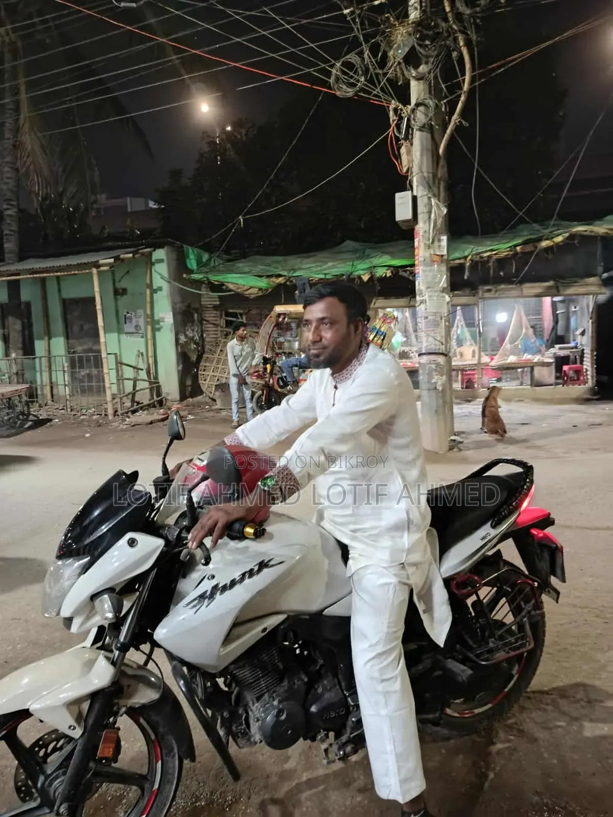 Hero Hunk 150 2019 White