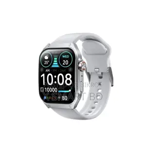 Haylou Watch S8 Bluetooth Calling Smartwatch – Silver/Black