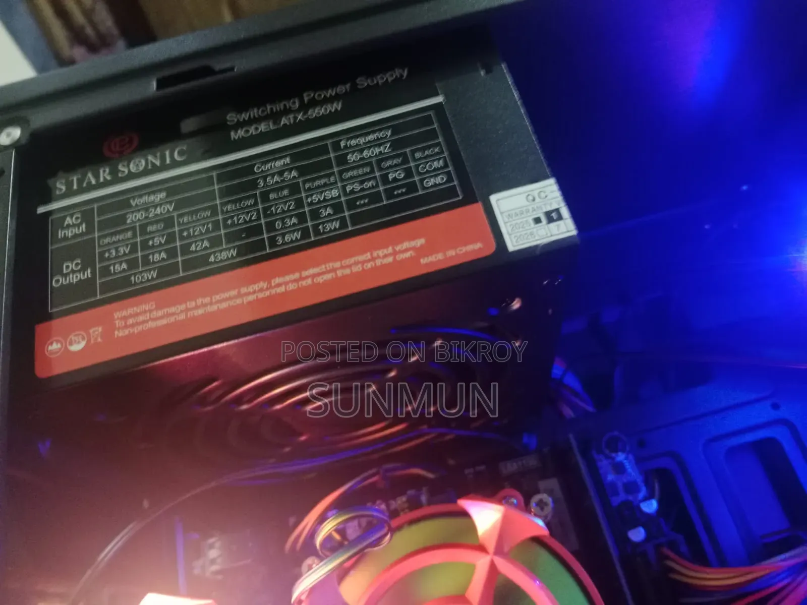 Desktop Computer 4GB Intel Core Ultra 7 HDD 500GB