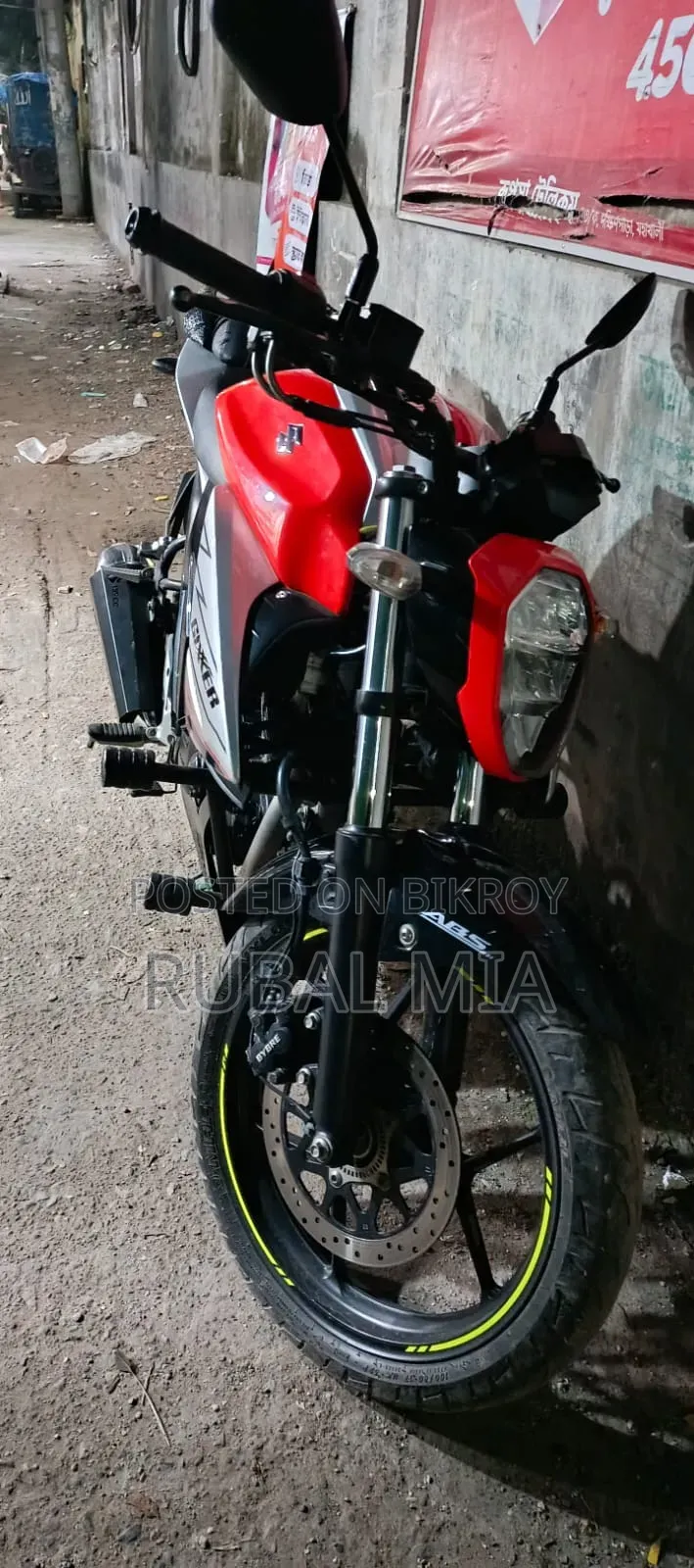 Suzuki Gixxer Fi ABS 2023 Orange
