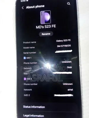 Samsung Galaxy S23 FE 128 GB Purple