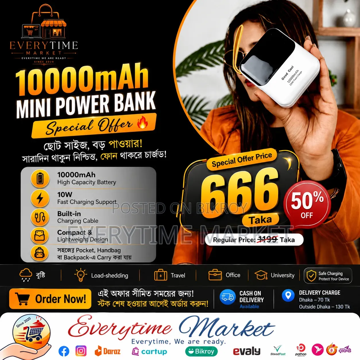 10000mah Mini Power Bank – Special Offer