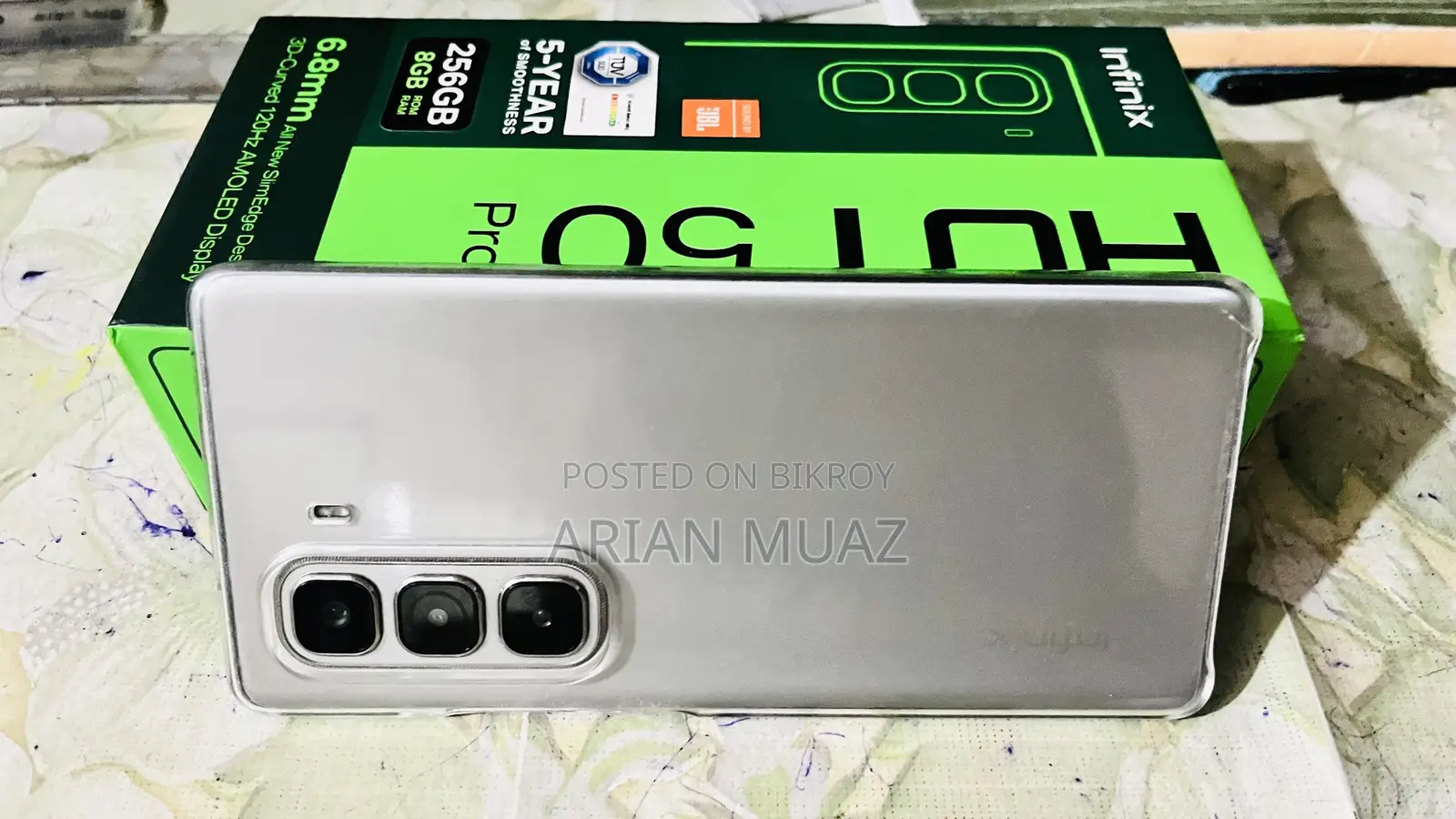 Infinix Hot 50 Pro+ 4G 256 GB Silver